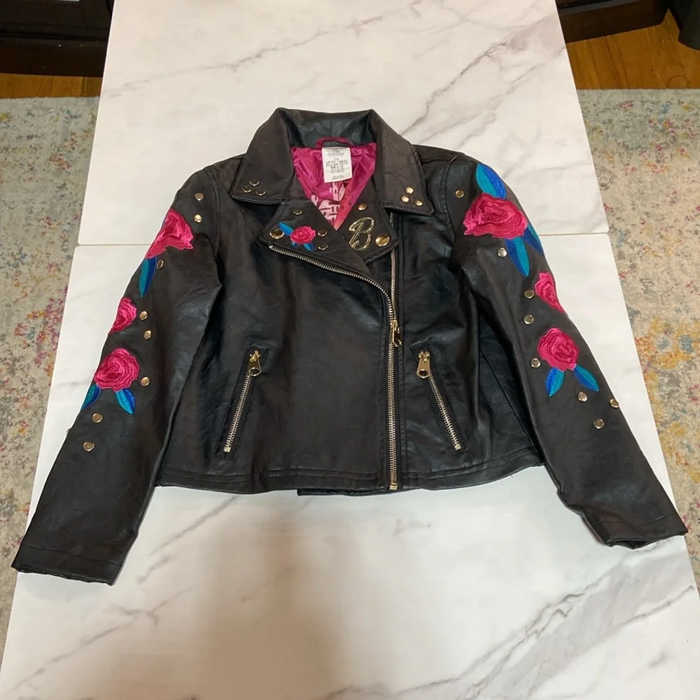Disney - Beauty and the Beast Faux Leather Jacket